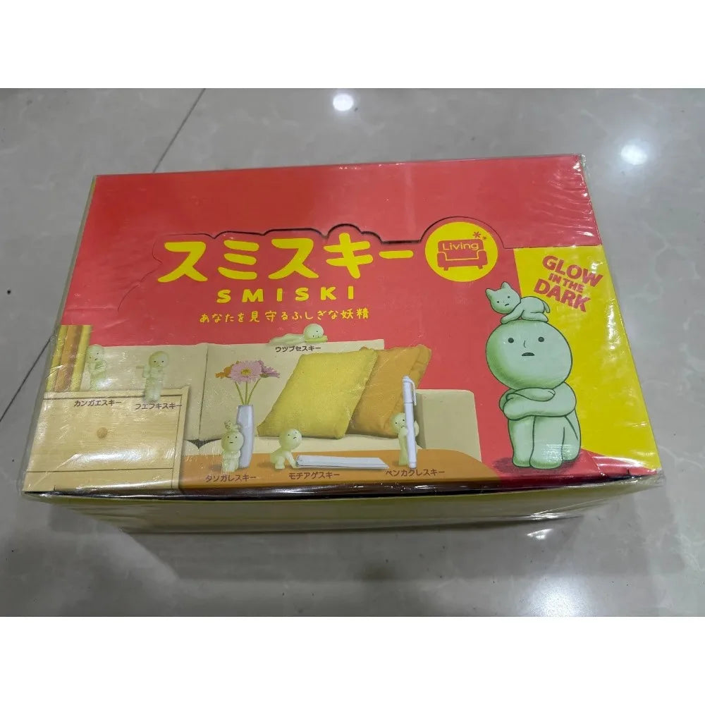 Sonny Angel Mini Figure Smiski Birthday Sunday Living Yoga Work Bath Hippers Moving Series Mystery Surprise Blind Box Toys Gifts