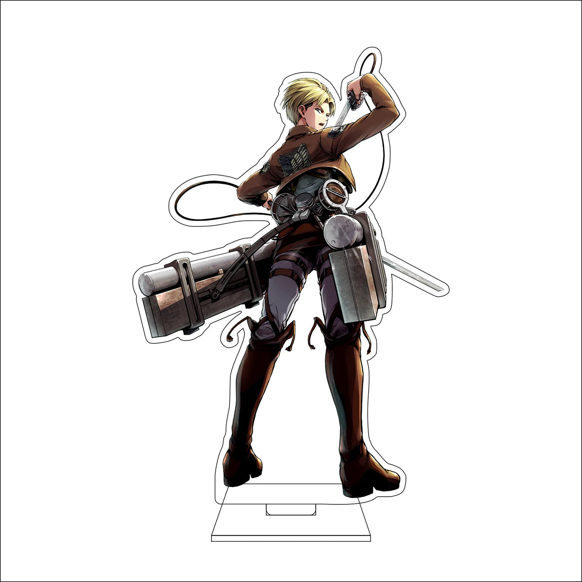 16CM Anime Attack on Titan Cosplay Acrylic Figure Stand Plate Jean Kirstein Hange Zoe Rivaille Ackerman Ornaments Gifts