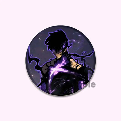 Solo Leveling Cheng Xiaoyu Button Pin