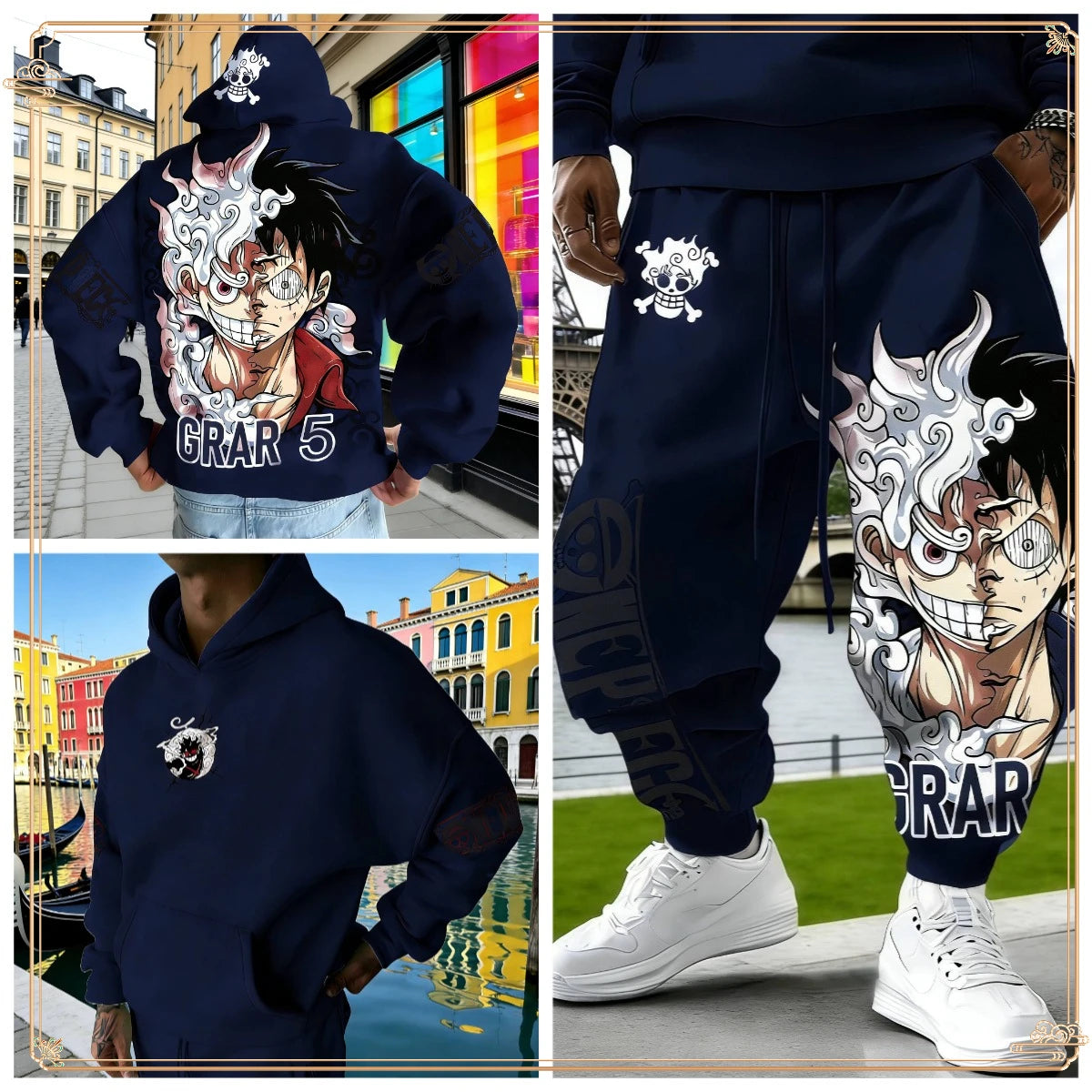 One Piece Luffy Gear 5 Tracksuit