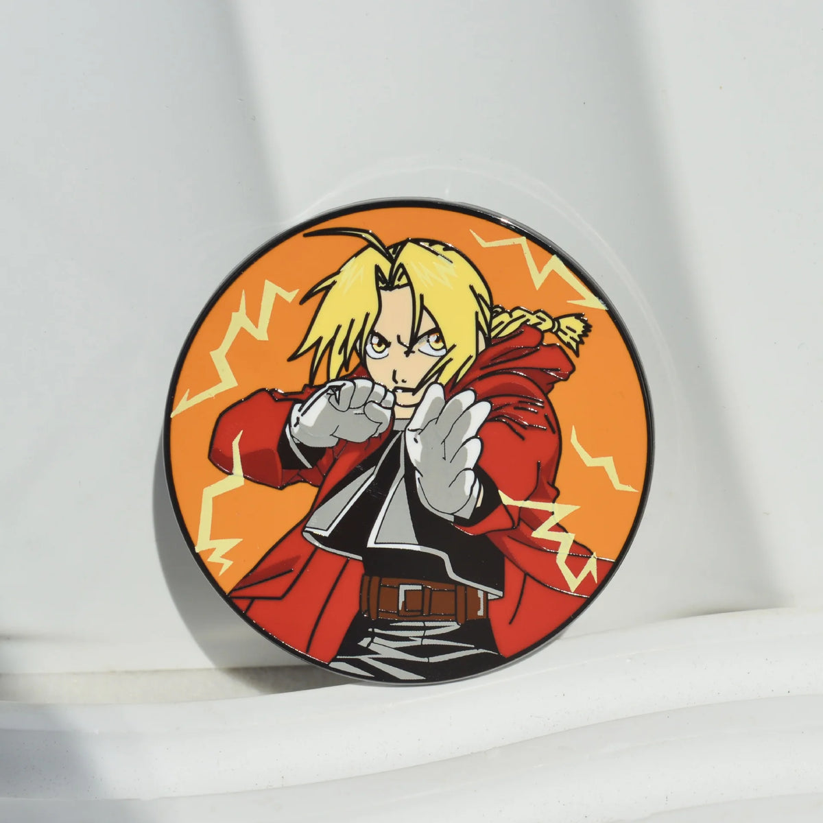 Fullmetal Alchemist Edward Elric Enamel Pin – Metal Badge