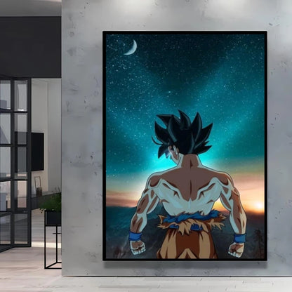 Classic Anime Canvas Printing Posters Dragon Ball Goku Vegeta HD Prints kids Gifts Aesthetic Poster Room wall Decor Pictures