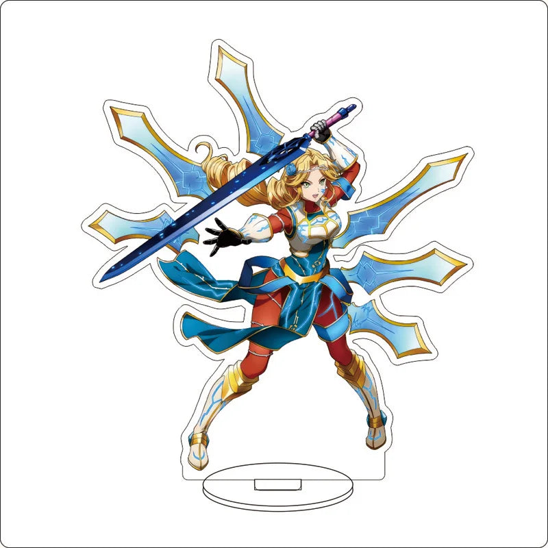 Anime Overlord Acrylic Stand Ornaments Ainz Ooal Gown Shalltear Bloodfallen albedo Cocytus Figure Stand Halloween Gifts