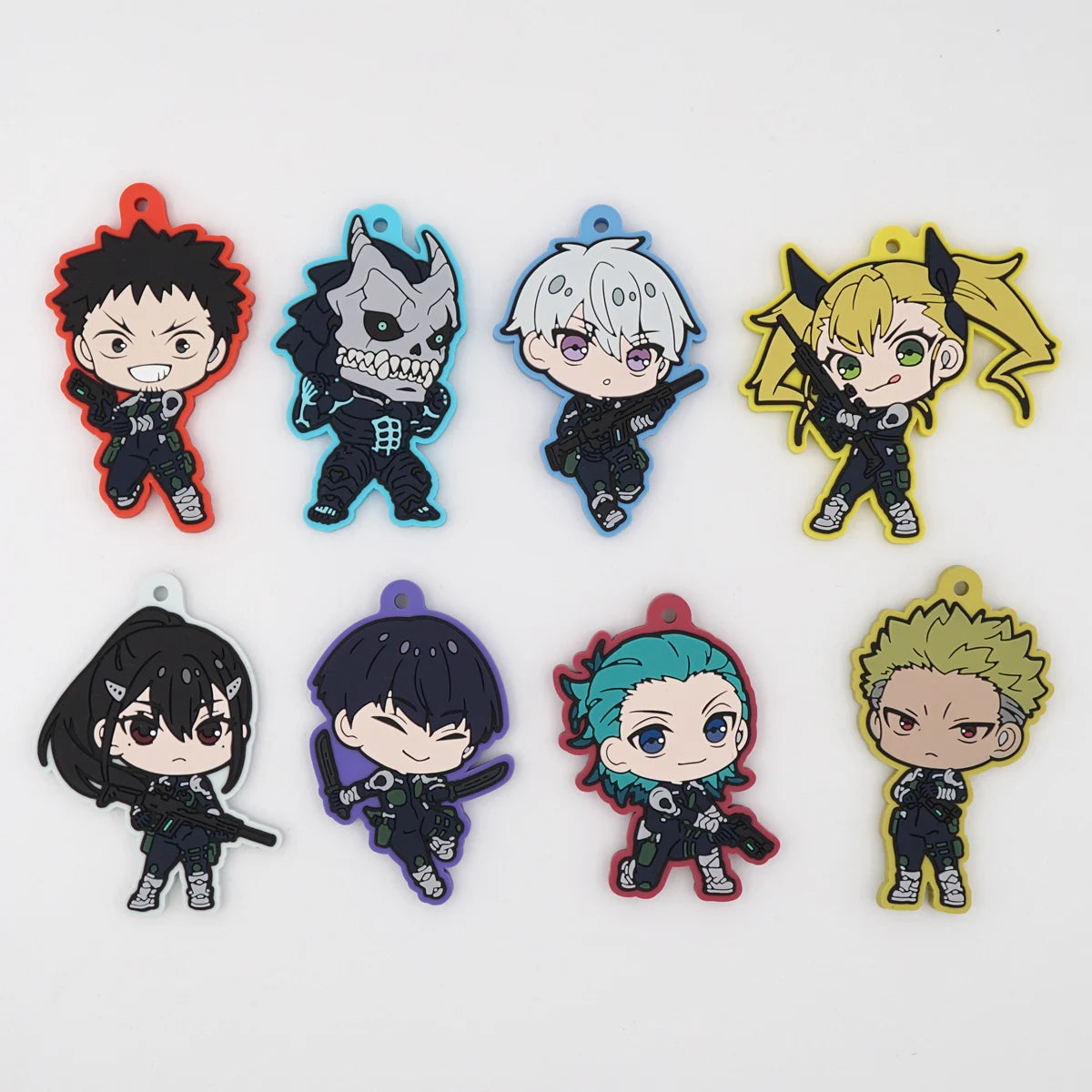 Kaiju No. 8 Character Rubber Keychain