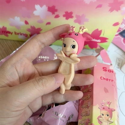 Hot Sale Cute Angel Gifts Random Blind Box Sakura Series Blind Box Car Ornaments Anime Figures Decorative Dolls