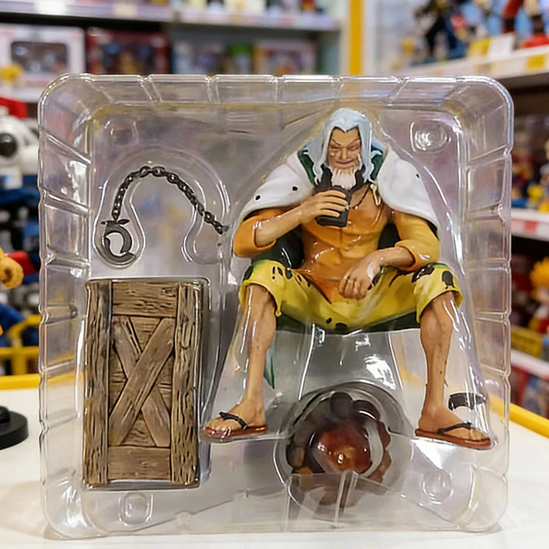 @2026.One Piece Anime Creator x Silvers Rayleigh Action Figure, Luffy's Mentor Rayleigh Collectible Doll Toy, Kids Birthday Gift