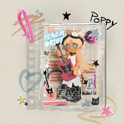 POPMART Peach Riot Carry The Music Series Block Pendant Blind Box Original Toys Mystery Box Doll Cute Anime Figure Ornament Gift