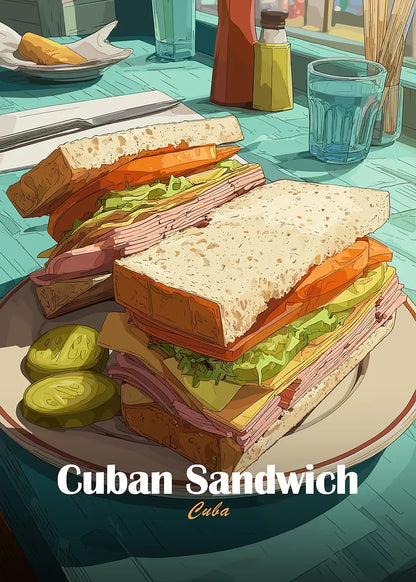 Anime Food Art Poster