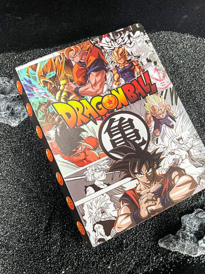 Goku Dragon Ball Collectible Card Album 4 Compartments Can Hold 240 Pcs Card Matte Touch Shell Card Album Gift