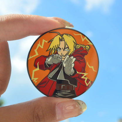 Fullmetal Alchemist Edward Elric Enamel Pin – Metal Badge