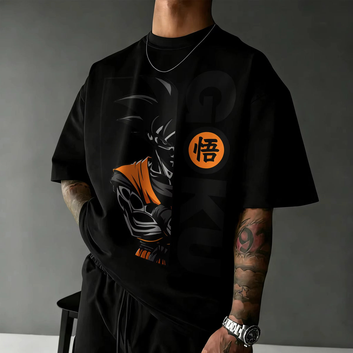 2026 New Summer Dragon Ball 40th Anniversary Wukong 100% Cotton Anime Printed T-shirt Extra Size Casual Streetwear Unisex Y2k