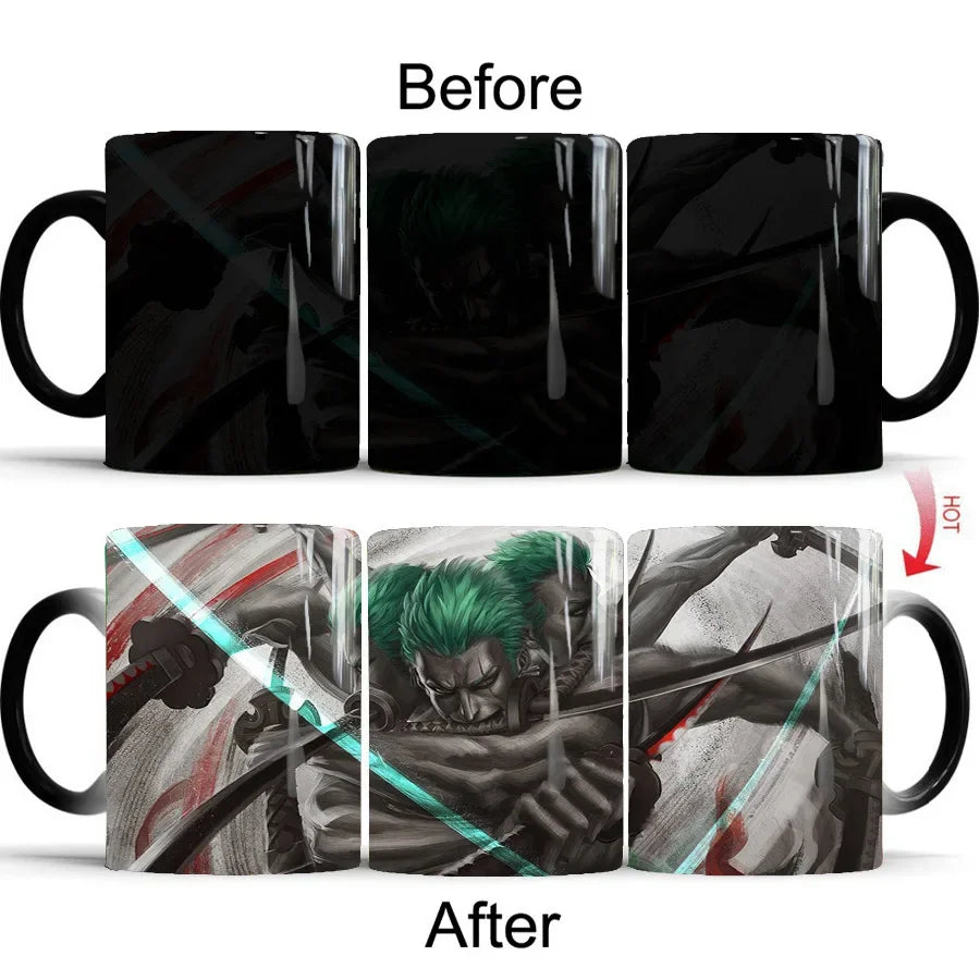 One Piece Luffy Color-Changing Mug