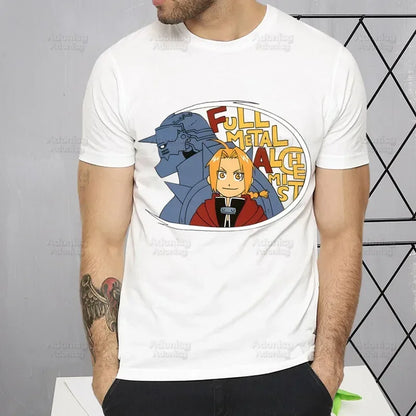Fullmetal Alchemist Alphonse Elric T-Shirt – Harajuku Short Sleeve