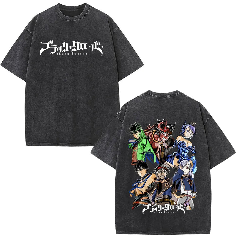 Black Clover Yami Sukehiro Washed T Shirt