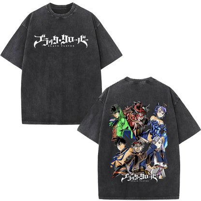 Black Clover Yami Sukehiro Washed T Shirt
