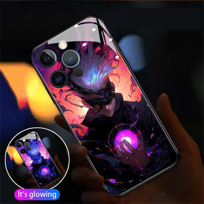 Anime LED Glass Phone Case