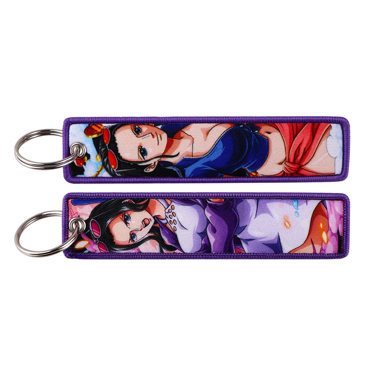 Anime Embroidery Keychain