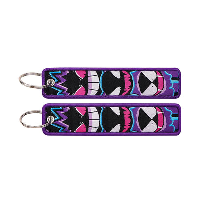 Anime Game Embroidery Keychain