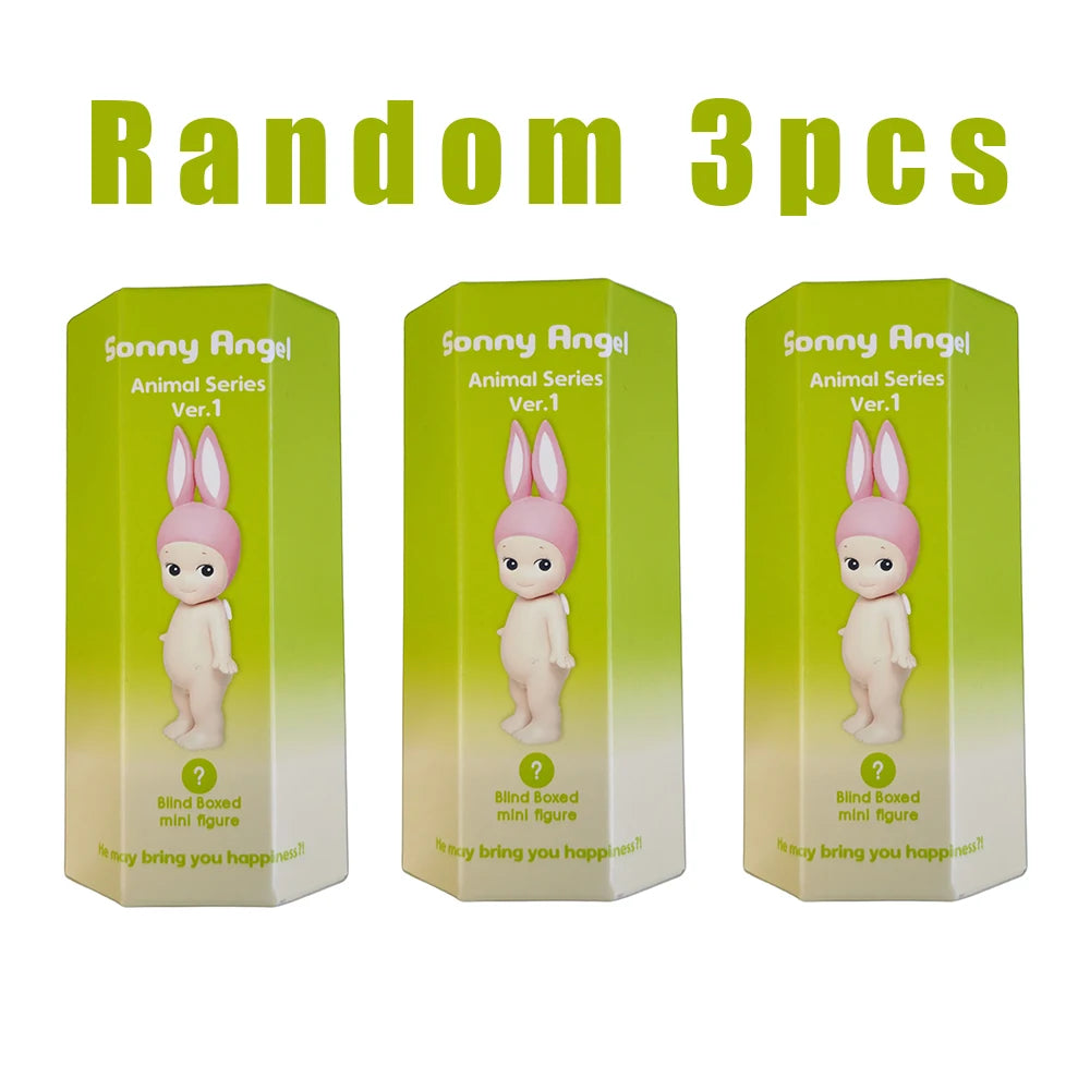 Cute Sonny Blind Box Toys Animal Series Ver.1 Anime Mini Action Figure Cute Doll Ornaments Collection Birthday Christmas Gifts