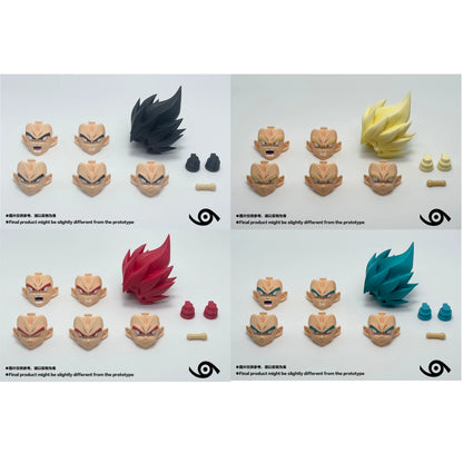 IN STOCK Dragon Ball Z Super Saiyan Vegeta Head Accessories Action Figure Shf Despair Crying Version Vegeta Heads Sculpt Toys