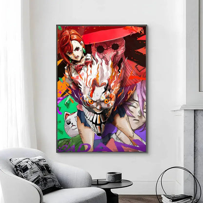 Dandadan Sixth Canvas Poster