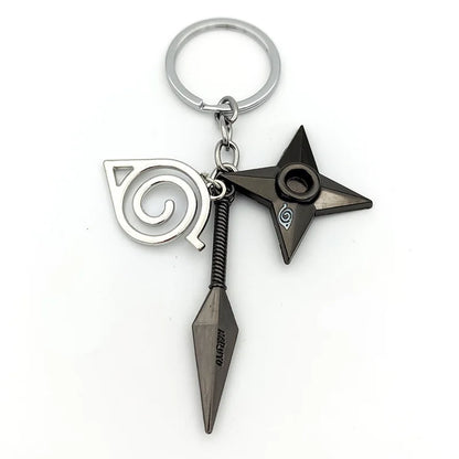New Pendant Keychains Uzumaki Naruto Anime Figures Accessories Akatsuki Itachi Manga Men Key Chain Fans Gift Kids Toys Keyrings