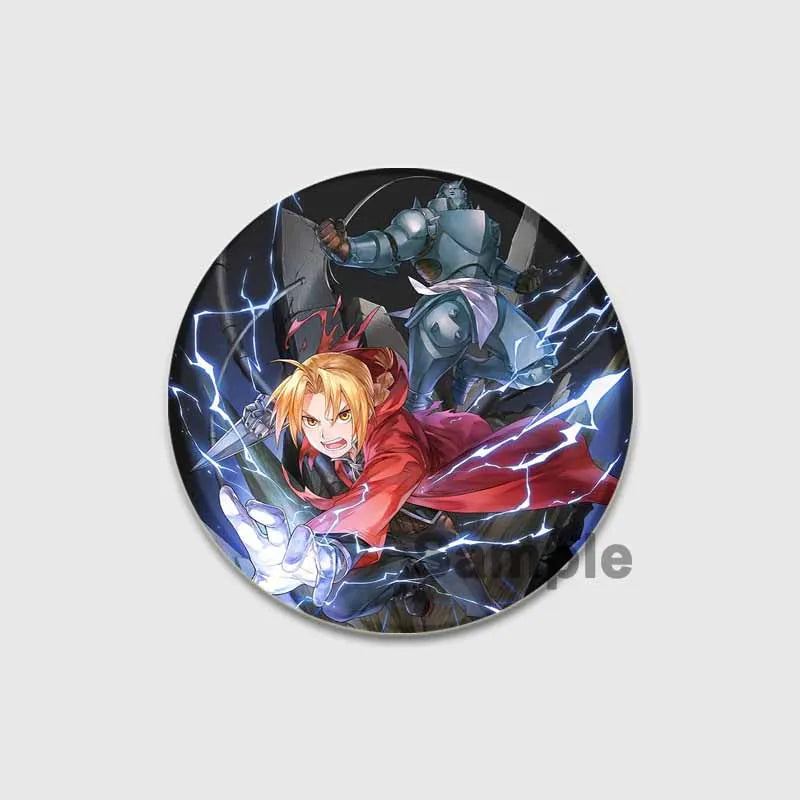 Fullmetal Alchemist Enamel Brooch – Handmade Pin