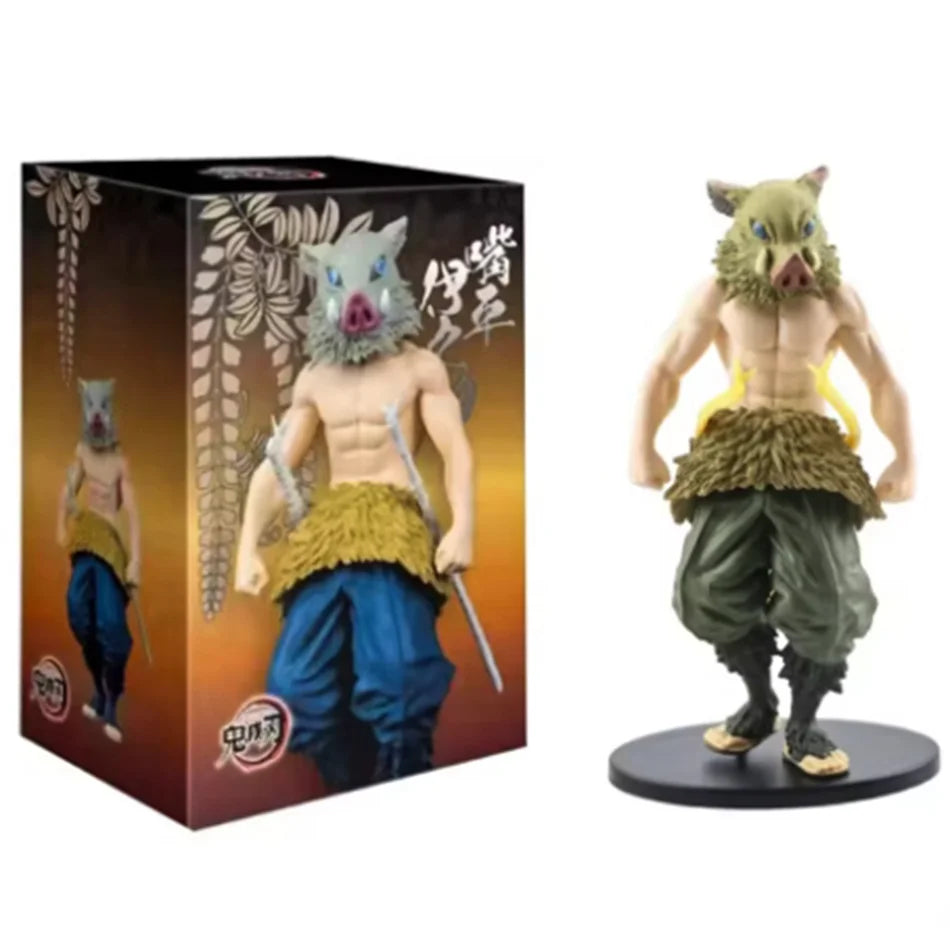 Anime Figure Demon Slayer Figures Kimetsu No Yaiba Doll Tanjiro Nezuko Zenitsu Figurine Inosuke Warrior Action Figure Model Toys