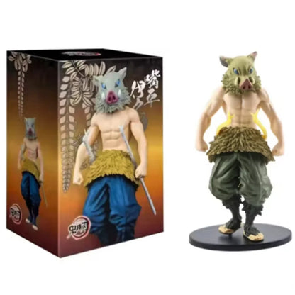 Anime Figure Demon Slayer Figures Kimetsu No Yaiba Doll Tanjiro Nezuko Zenitsu Figurine Inosuke Warrior Action Figure Model Toys
