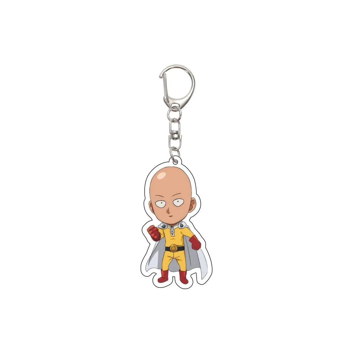 One Punch Man Saitama Keychain