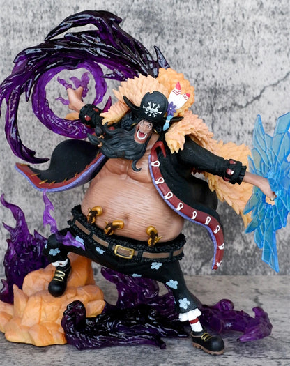 Anime ONE PIECE Blackbeard Pirates Marshall D Teach Battle Ver. GK PVC Action Figure Statue Collection Model Kids Toys Doll Gift