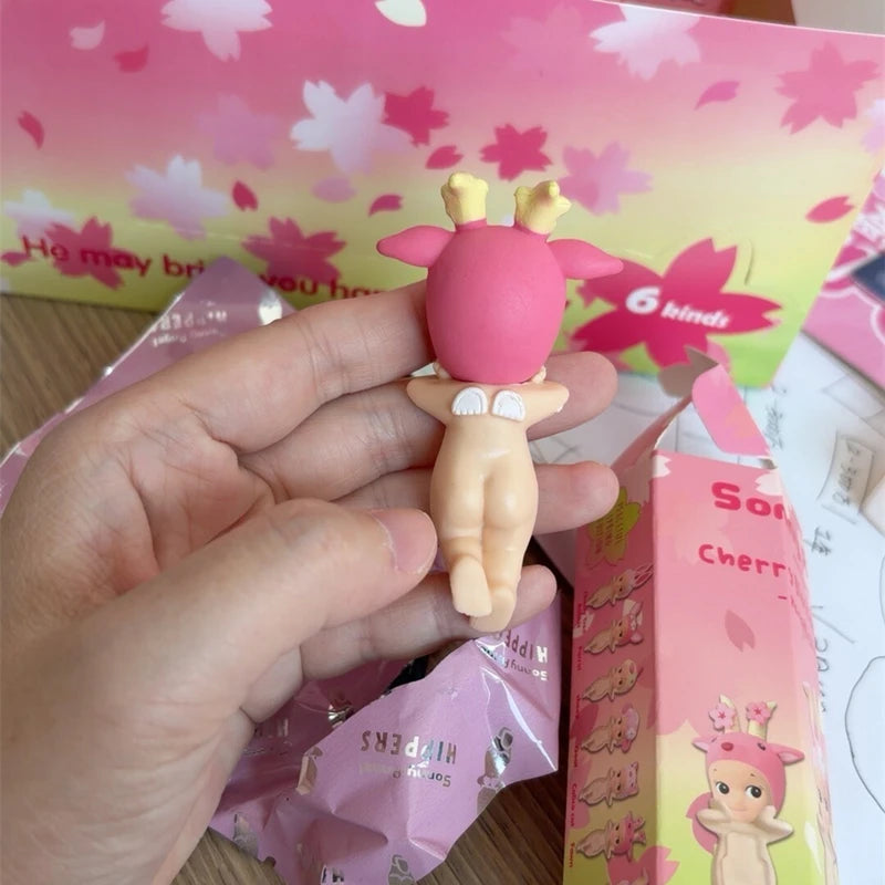 Hot Sale Cute Angel Gifts Random Blind Box Sakura Series Blind Box Car Ornaments Anime Figures Decorative Dolls