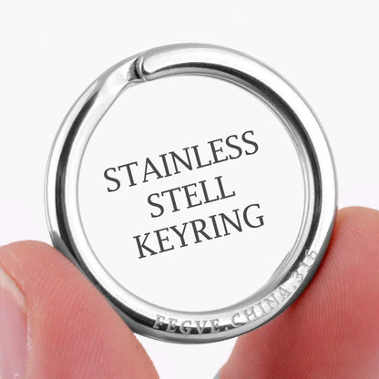 Brass Titanium Zirconium Stainless Steel Key Rings Keychains Buckle Man Luxury Car Keychain for Male Creativity Gift Wholesale