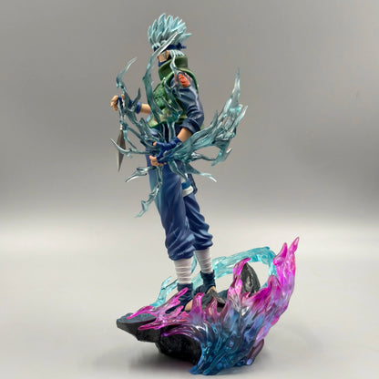 24cm Anime Hatake Kakashi Action Figures Pvc Statue Desktop Ornamen Collection Statue Model Decoration Room Desk Toys