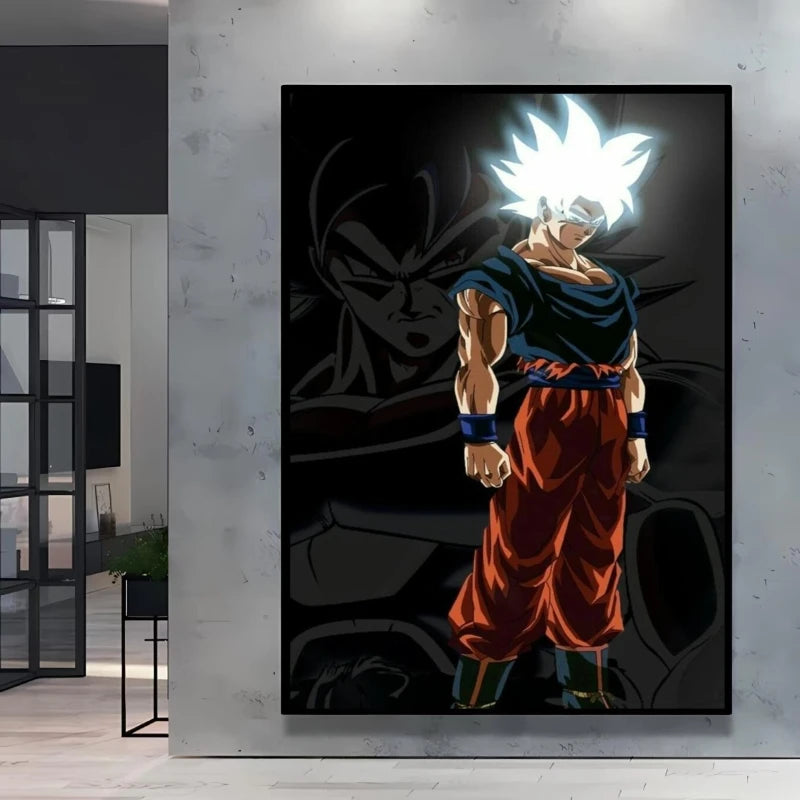 Classic Anime Canvas Printing Posters Dragon Ball Goku Vegeta HD Prints kids Gifts Aesthetic Poster Room wall Decor Pictures