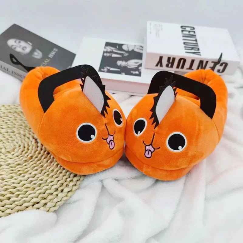 Chainsaw Man Pochita Plush Slipper