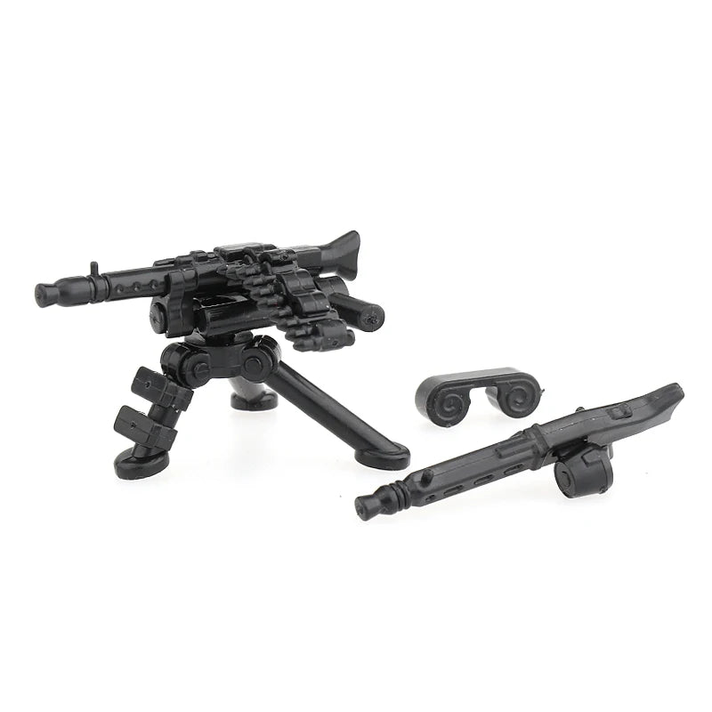 Military Special Forces SWAT Gangster Jeeps Off-Road Vehicle Assault Boat Model Soldier Weapons Building Block Toy For Children