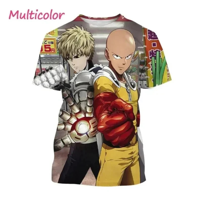 One Punch Man Saitama Oversized Tee