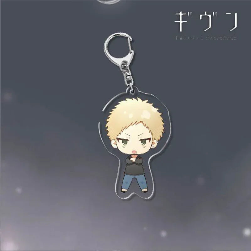 Manga Anime Keychain Cartoon Print Yaoi BL Given Acrylic Characters Key Chain Harajuku Keyring Car Pendant Key Ring Gifts 2025
