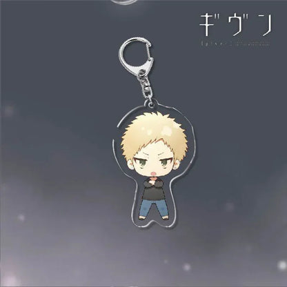 Manga Anime Keychain Cartoon Print Yaoi BL Given Acrylic Characters Key Chain Harajuku Keyring Car Pendant Key Ring Gifts 2025