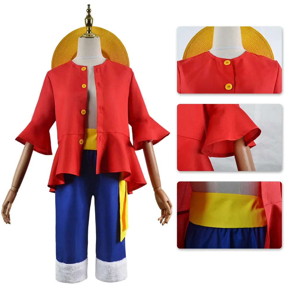 One Piece Monkey D. Luffy Cosplay Costume