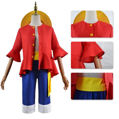 One Piece Monkey D. Luffy Cosplay Costume