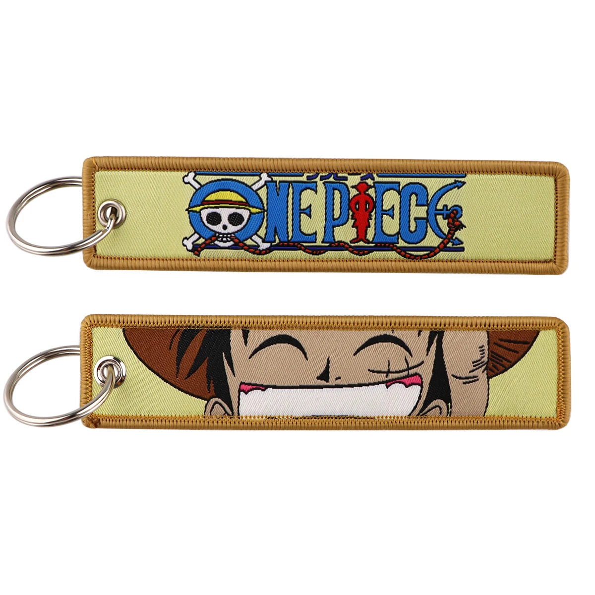 Anime Embroidery Keychain