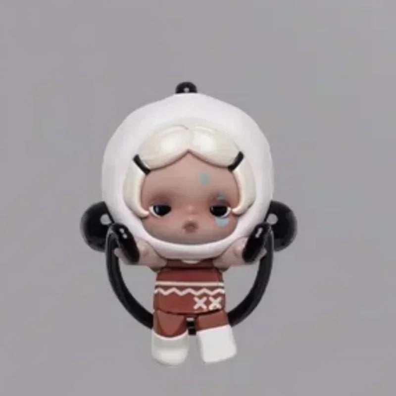 POP MART POP ATTACH SKULLPANDA Off Mode Series Mini Doll Mystery Box Genuine Blind Box Guess Toys Bag Ornament Figurines Home