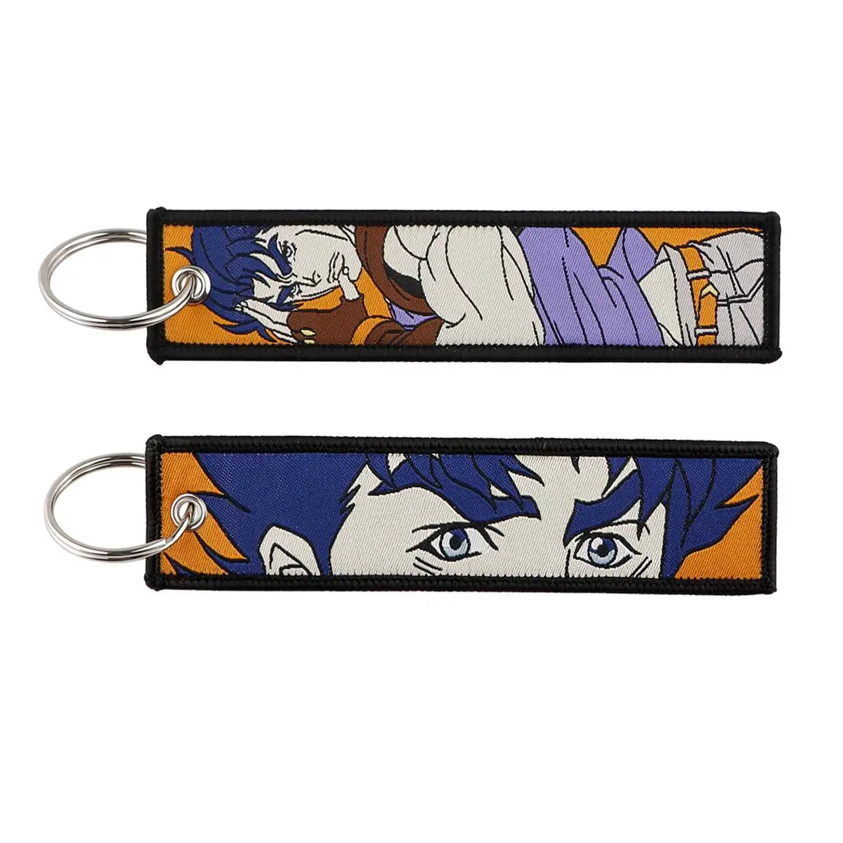 Anime Cartoon Embroidered Keychain