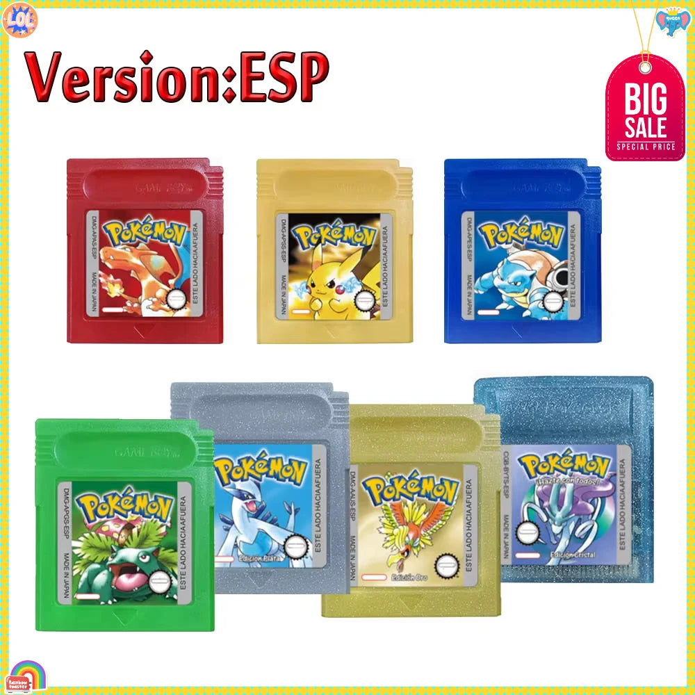 Pokemon Game Cartridge Set