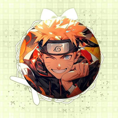 S-Smart N-NARUTOs Badges Tinplate Soft Button Pin Brooch Metal Badge Custom Jewelry Accessories Hat Bag Lapel
