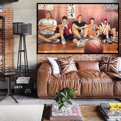 Slam Dunk Sakuragi Canvas Poster