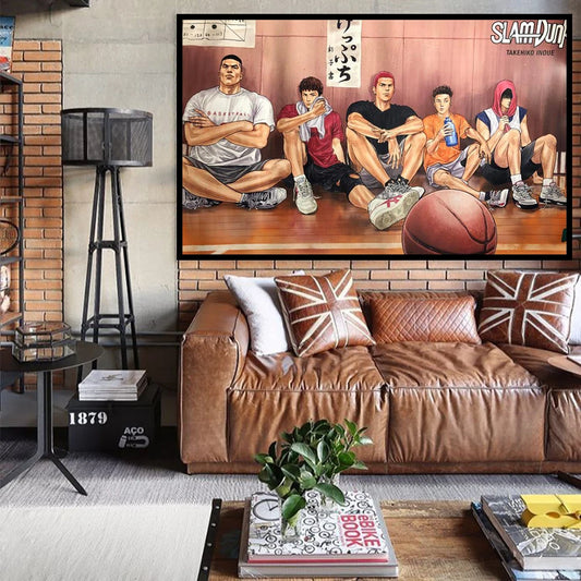 Slam Dunk Sakuragi Canvas Poster