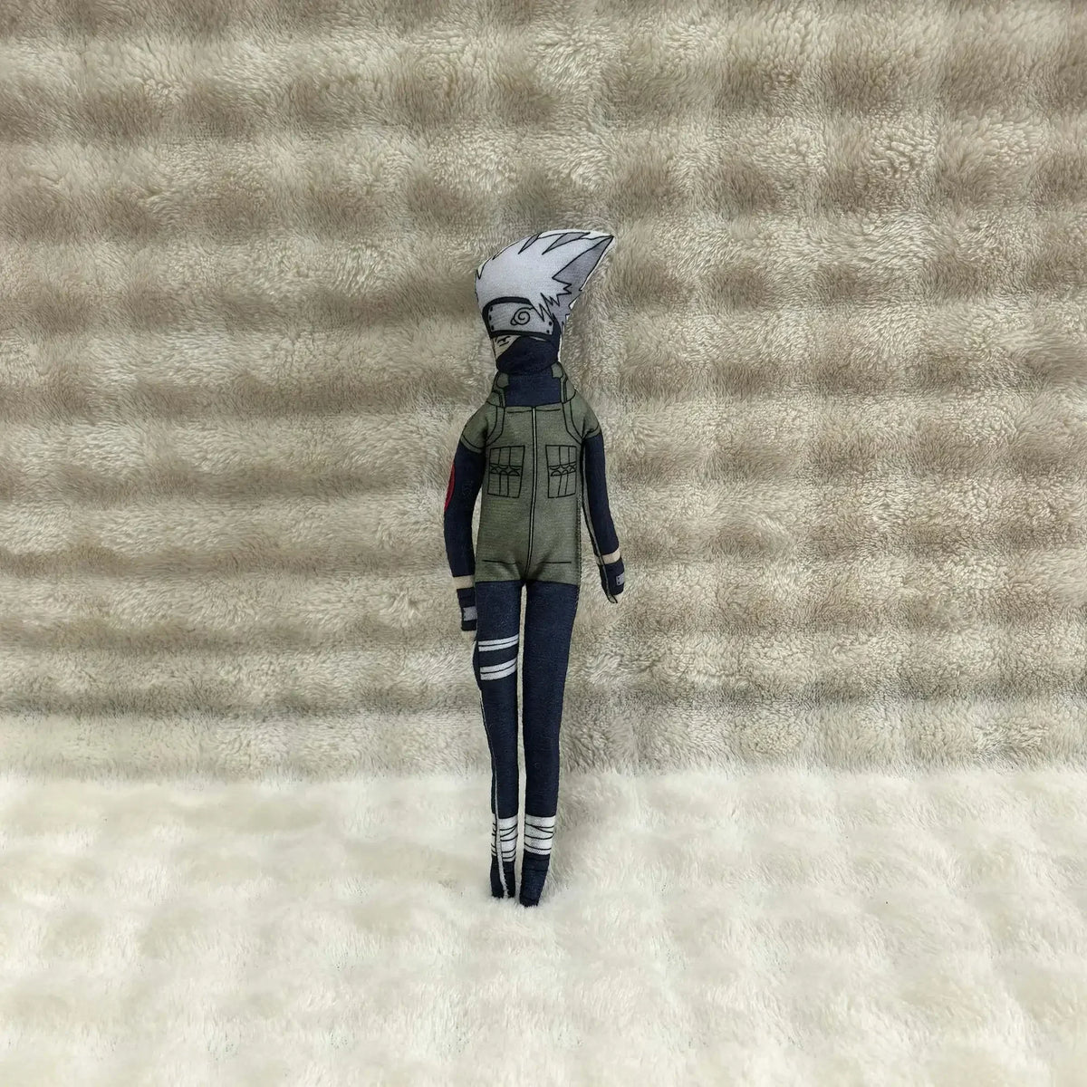 26cm NARUTOs Plush Toy Kakashi Anime Cosplay Keychain Cotton Doll Slender Twistable Shape Room Abstract Model Decoration Gift
